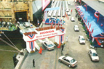 Honda City is exported to Singapore