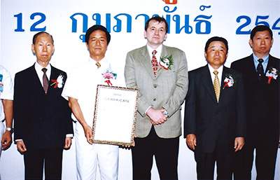 Thai Honda Manufacturing Co., Ltd. receives the ISO 14001