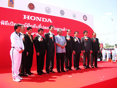 New safety riding center opens in Thailand