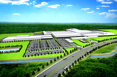 Honda Automobile Plant in Prachinburi
