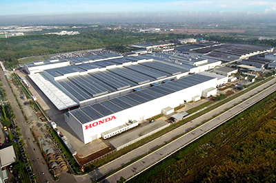 Honda plant in Karawang, Indonesia